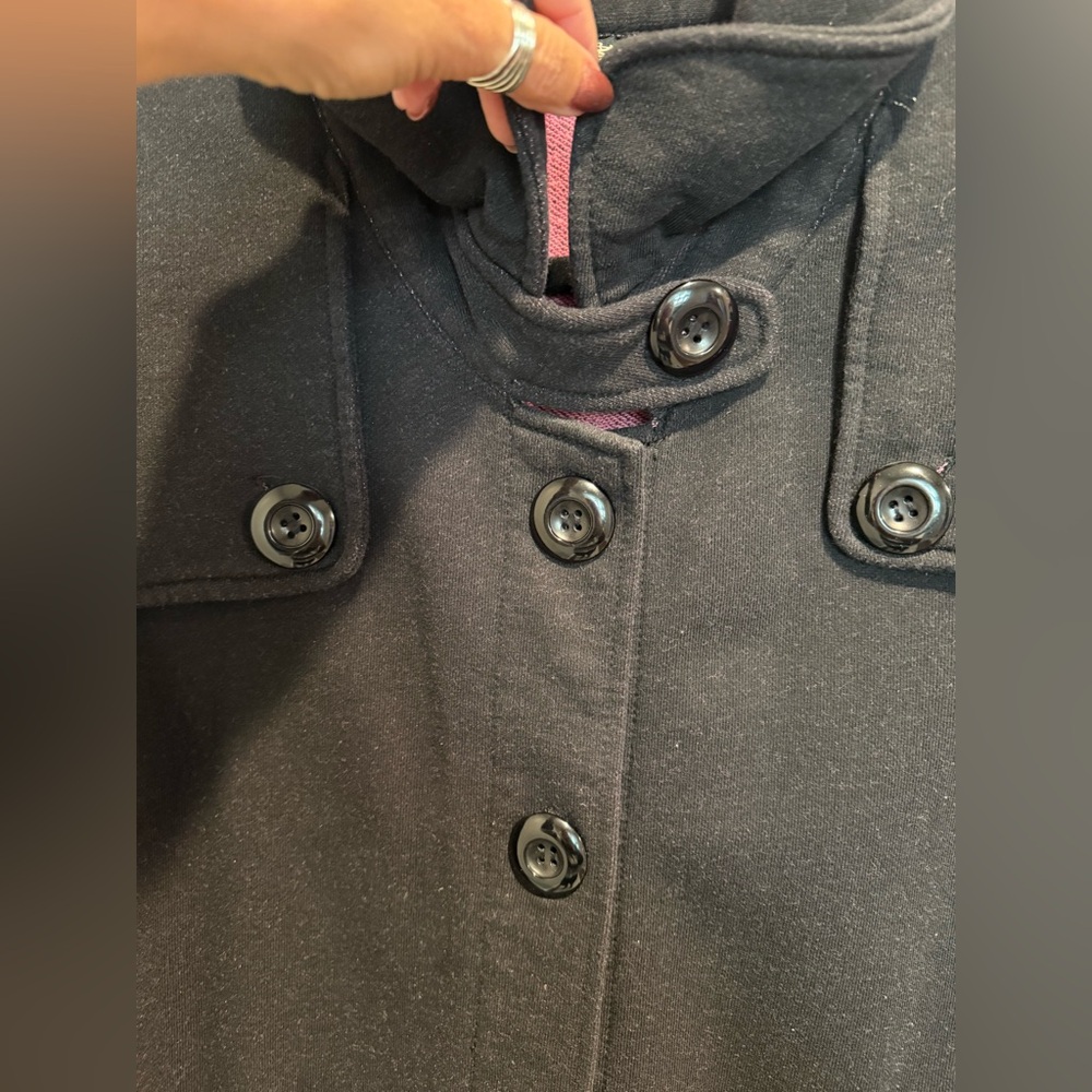 Black Button Down Jacket - image 3